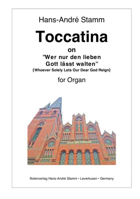 Toccatina On Wer Nur Den Lieben Gott Lsst Walten For Organ Sheet Music