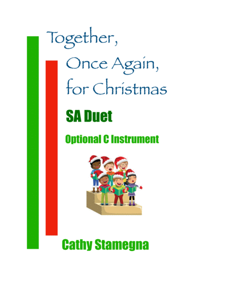 Free Sheet Music Together Once Again For Christmas Sa Duet Piano Acc Optional C Instrument