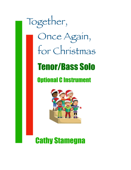 Free Sheet Music Together Once Again For Christmas Tenor Bass Solo Piano Acc Optional C Instrument