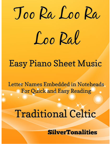 Too Ra Loo Ra Loo Ral Easy Piano Sheet Music Sheet Music