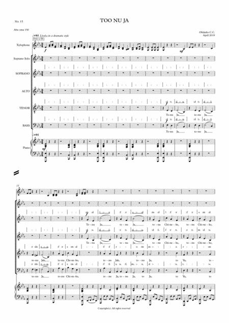 Free Sheet Music Toonu Jah