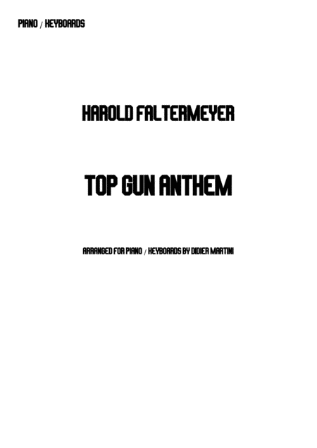 Top Gun Anthem Sheet Music
