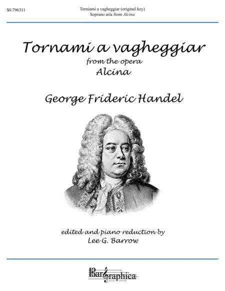 Tornami A Vagheggiar Original Key Sheet Music