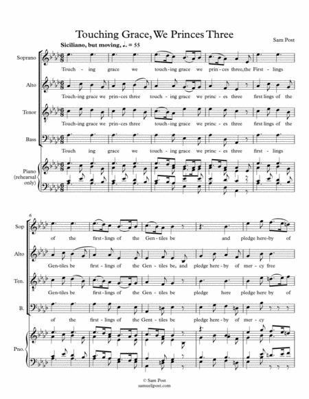 Free Sheet Music Touching Grace Satb Op 46 3