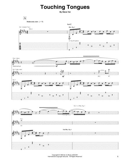 Touching Tongues Sheet Music