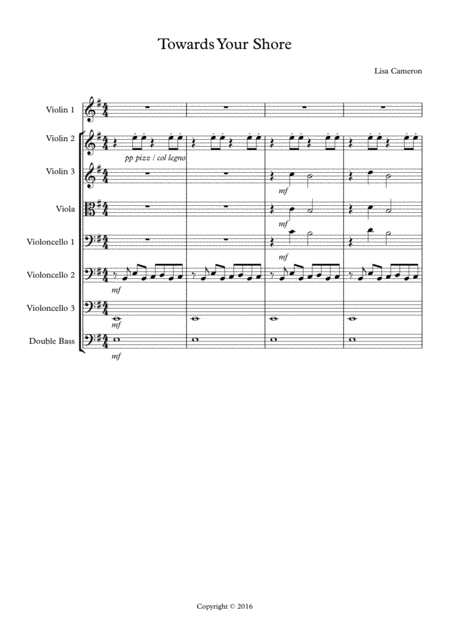 Towards Your Shore String Ensemble Sheet Music