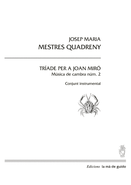 Trade Per A Joan Mir Ii Sheet Music