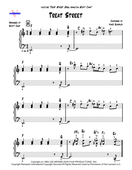 Treat Street Ultimate Edition With Transcription And Fingering Sheet Music