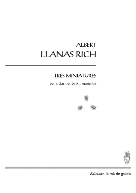 Free Sheet Music Tres Miniatures