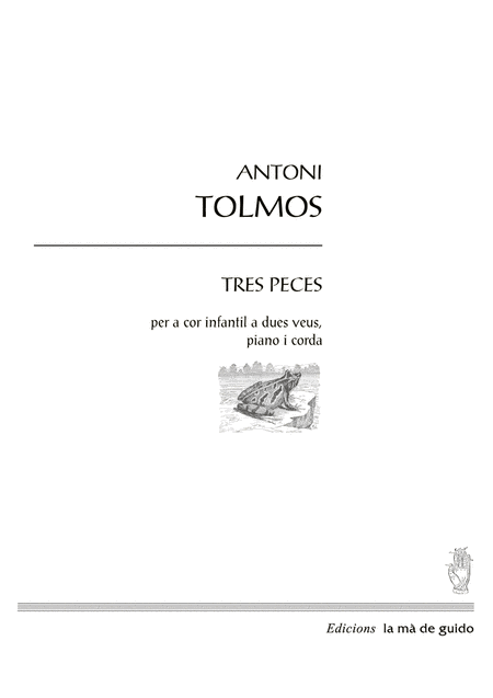 Tres Peces Per A Cor Infantil I Piano Ii Sheet Music