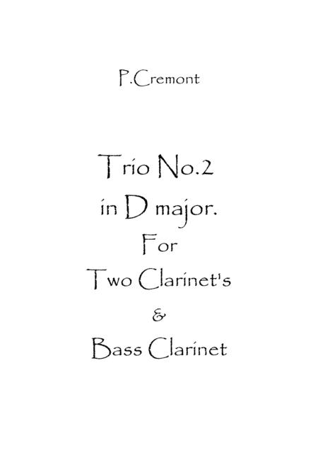 Trio No 2 In D Maj Op 13 Sheet Music