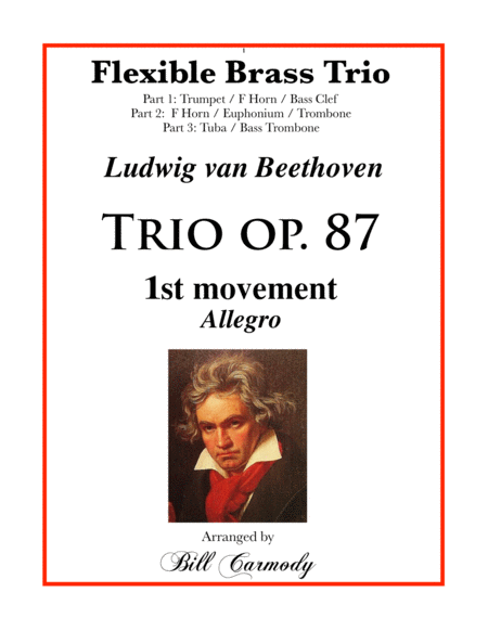 Free Sheet Music Trio Op 87 Mvt 1 Allegro