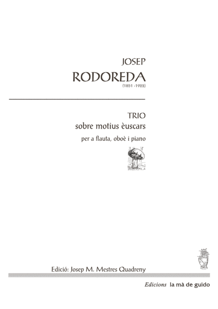 Free Sheet Music Trio Sobre Motius Uscars