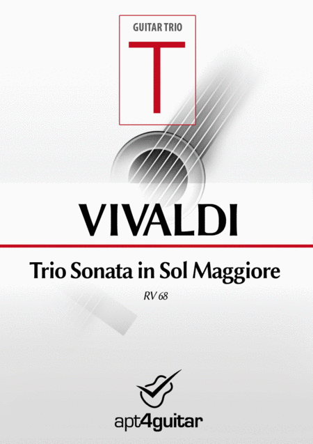 Trio Sonata In Sol Maggiore Sheet Music