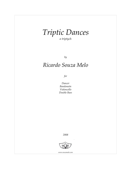 Free Sheet Music Triptic Dances