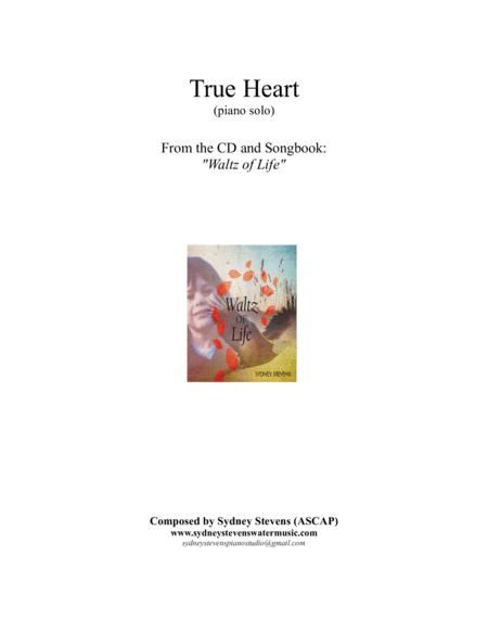 True Heart Sheet Music