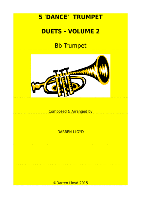 Trumpet Duets 5 Dance Duets Volume 2 Sheet Music