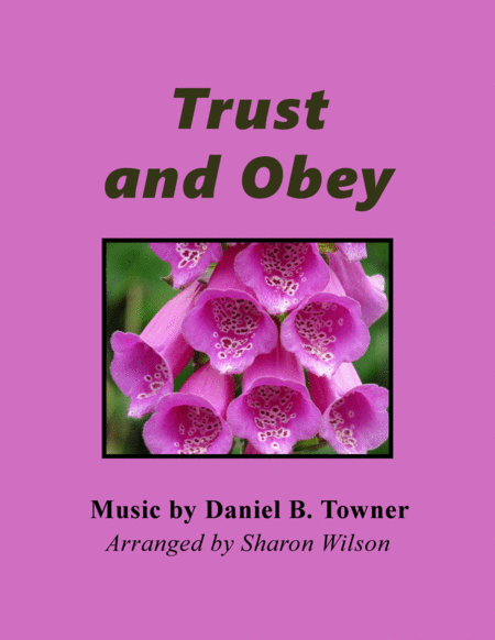 Trust And Obey Piano Solo Sheet Music