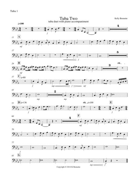 Tuba Two Sheet Music