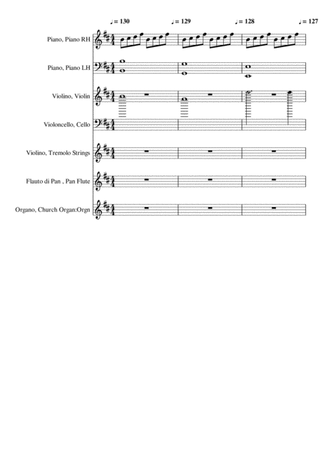 Free Sheet Music Tutte Dormono Sulla Collina