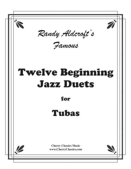 Twelve Beginning Jazz Duets For Tubas Sheet Music