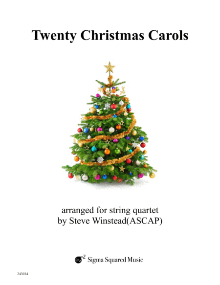 Twenty Christmas Carols For String Quartet Sheet Music