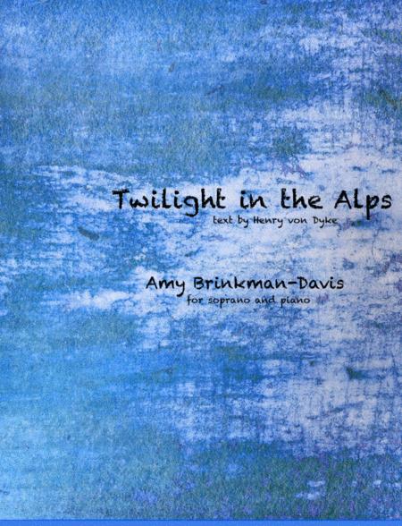 Free Sheet Music Twilight In The Alps