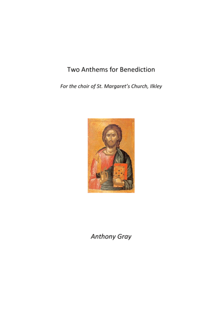 Free Sheet Music Two Benediction Anthems