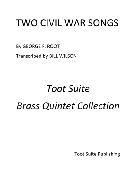 Two Civil War Songs Sheet Music