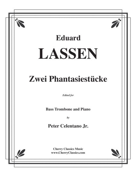 Two Fantasies Zwei Phantasiestcke For Bass Trombone And Piano Sheet Music