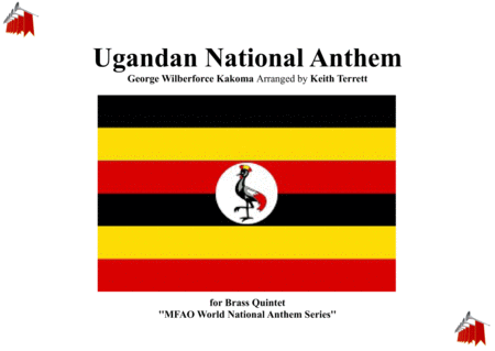 Ugandan National Anthem For Brass Quintet Sheet Music