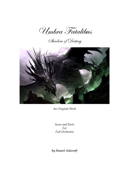 Umbra Fatalibus Score And Parts Sheet Music