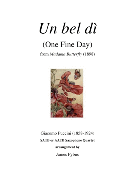 Un Bel D One Fine Day From Madama Butterfly Sheet Music