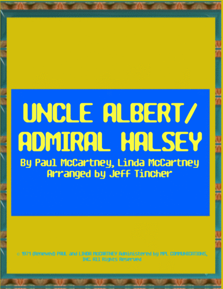 Uncle Albert Admiral Halsey Sheet Music