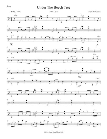 Under The Beech Tree Sheet Music