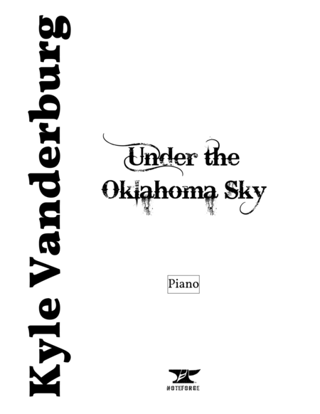 Under The Oklahoma Sky Sheet Music