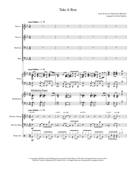 Uptown Funk Original Key Oboe Sheet Music