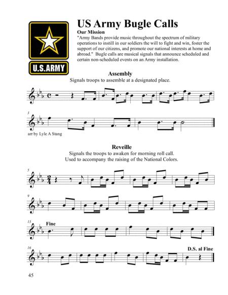 Free Sheet Music Us Army Bugle Calls