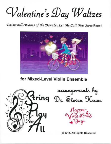 Free Sheet Music Valentines Day Waltzes