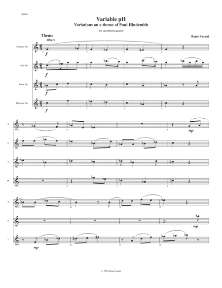 Variable Ph Sheet Music