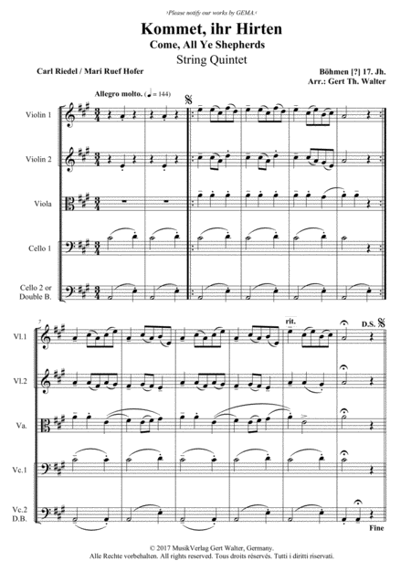 Free Sheet Music Variations On Jesu Meine Freude