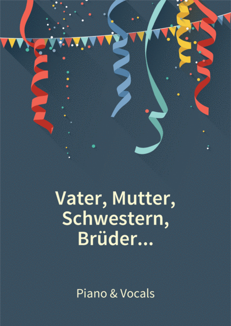 Free Sheet Music Vater Mutter Schwestern Brder