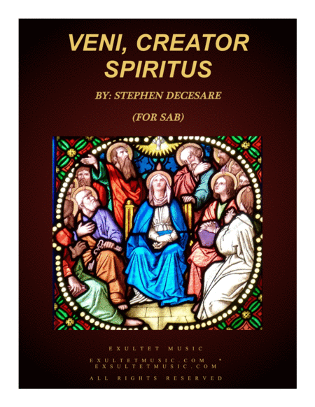 Veni Creator Spiritus Sab Sheet Music