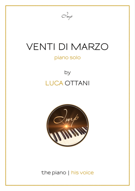 Free Sheet Music Venti Di Marzo March Winds Luca Ottani