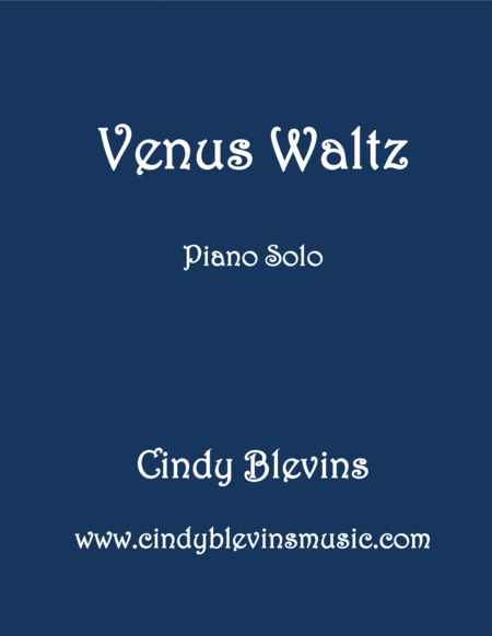 Venus Waltz An Original Solo For Piano From My Piano Book Piano Dreams Sheet Music