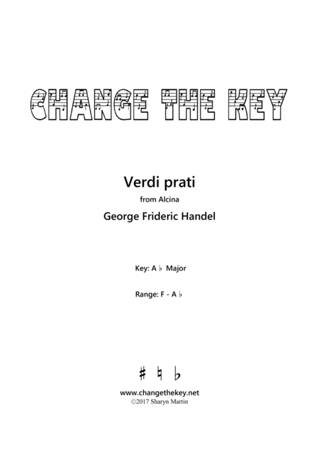 Verdi Prati Ab Major Sheet Music