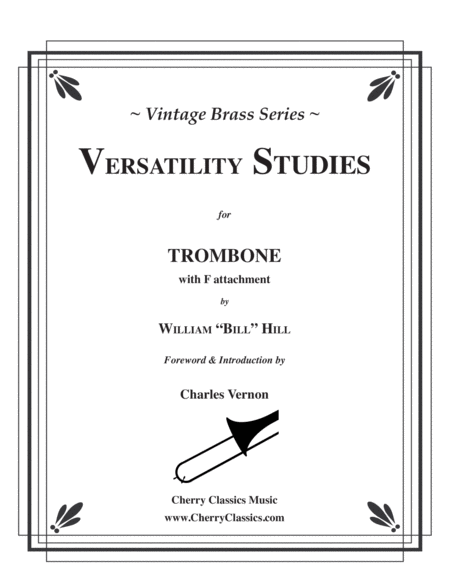Free Sheet Music Versatility Studies For Trombone With F Attachment