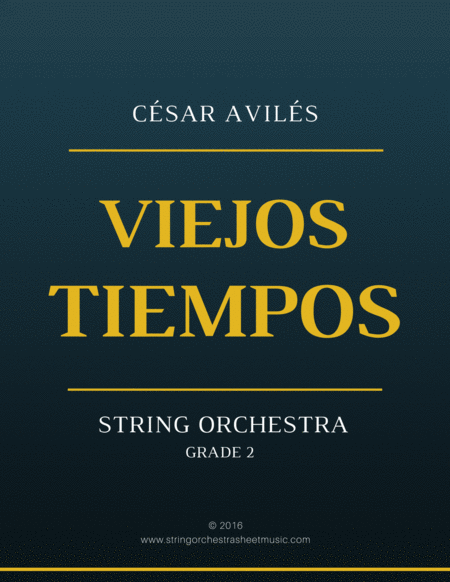 Free Sheet Music Viejos Tiempos