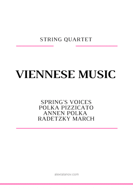 Viennese Music Sheet Music