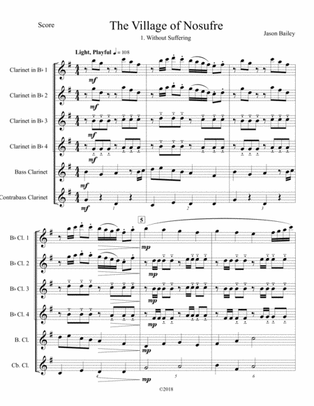 Village Of Nosufre Sheet Music